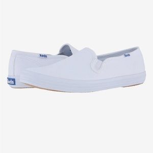 NWOT keds comfort fit white slip on sneakers size 5 1/2